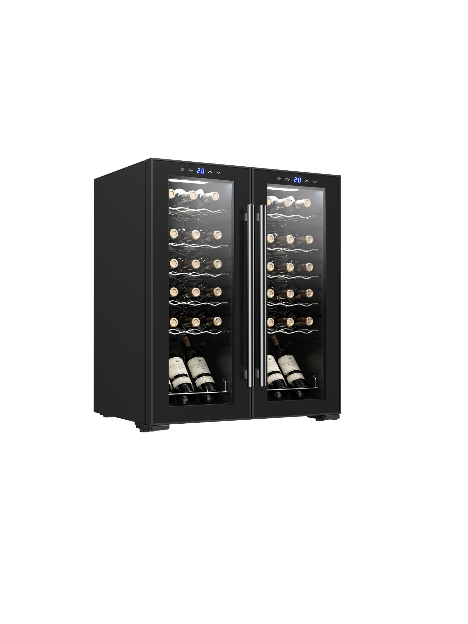 [JC-112WD] Acolvo Dual Zone Stainless Steel Freestanding Wine Refrigerator Drink Bar Cooler Fridge (Copy)