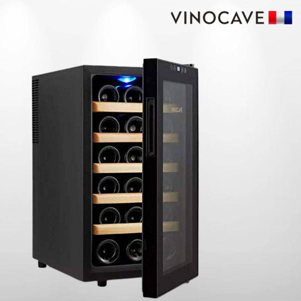[18 Bottle] [SC-18] Vinocave Stainless Steel Freestanding Wine Refrigerator Drink Bar  Cooler Fridge - Polar Tech Australia
