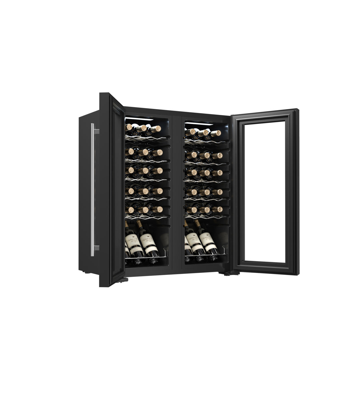 [JC-112WD] Acolvo Dual Zone Stainless Steel Freestanding Wine Refrigerator Drink Bar Cooler Fridge (Copy)