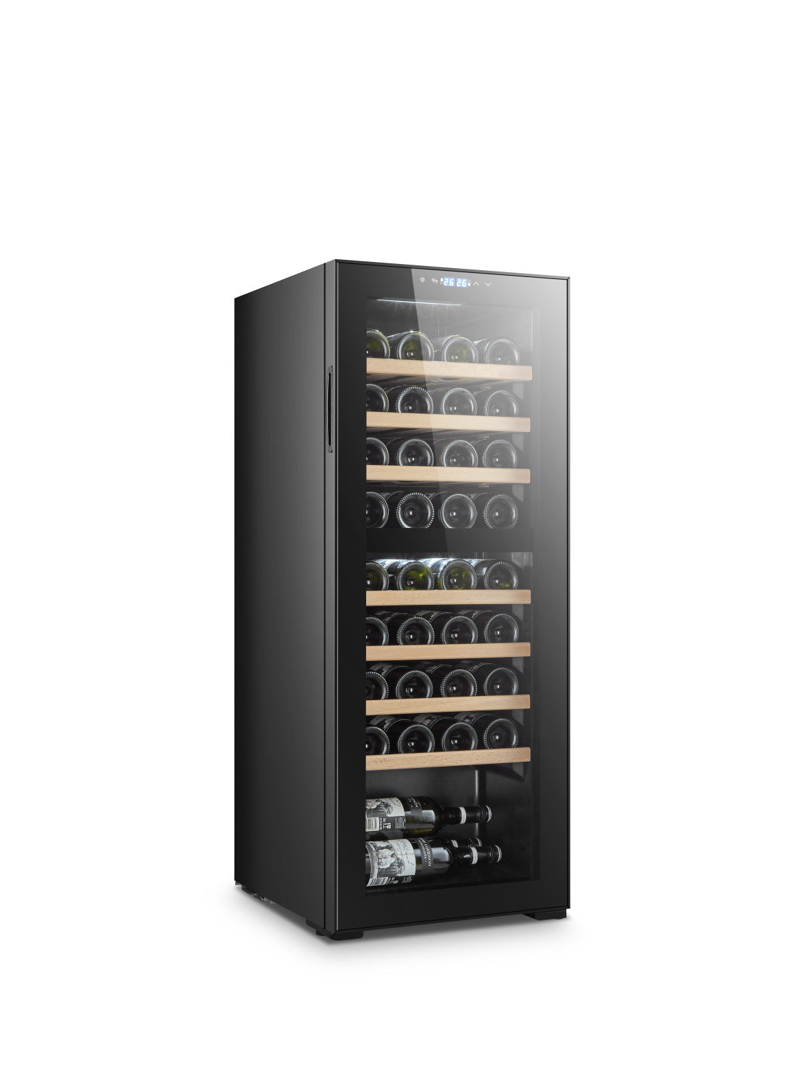 [JC-106WD] Acolvo Dual Zone Stainless Steel Freestanding Wine Refrigerator Drink Bar Cooler Fridge