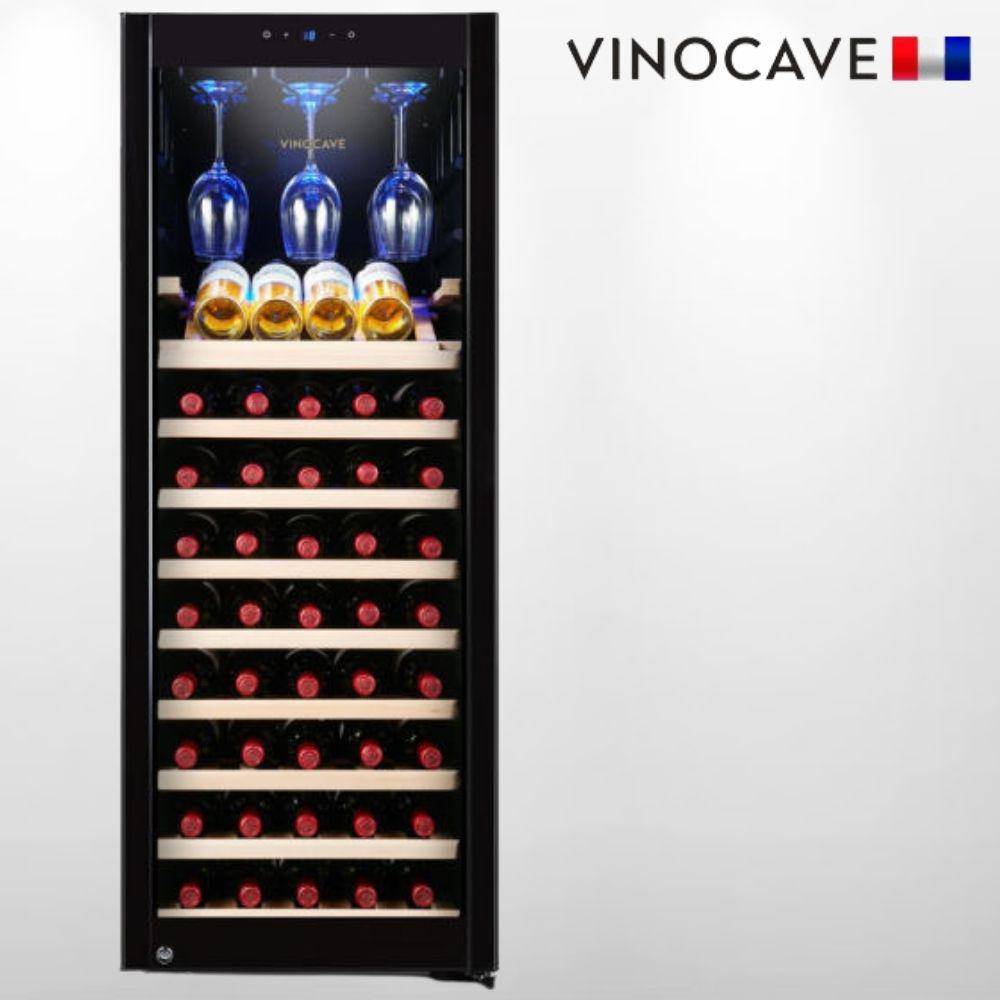 [85 Bottle][CWC-200A] Vinocave Stainless Steel Freestanding Wine Refrigerator Cooler Fridge - Polar Tech Australia